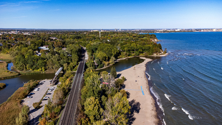 View of Rouge Beach in Rouge National Urban Park