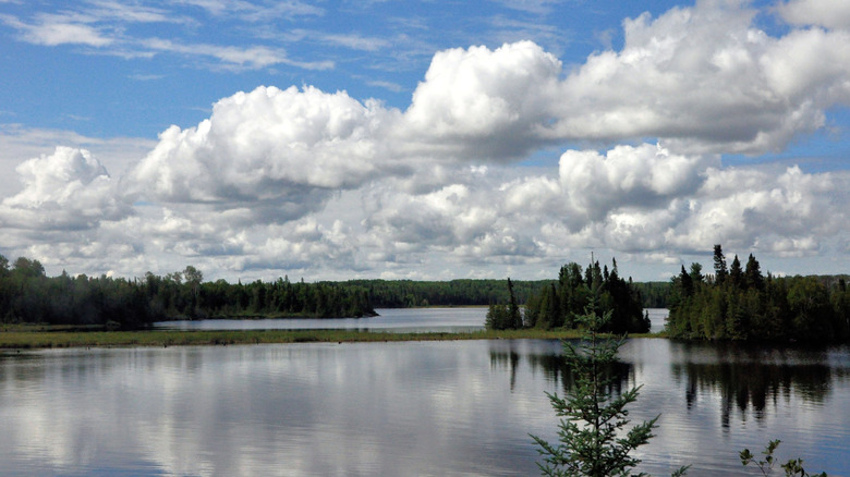 View of a lake in Sioux Lookout