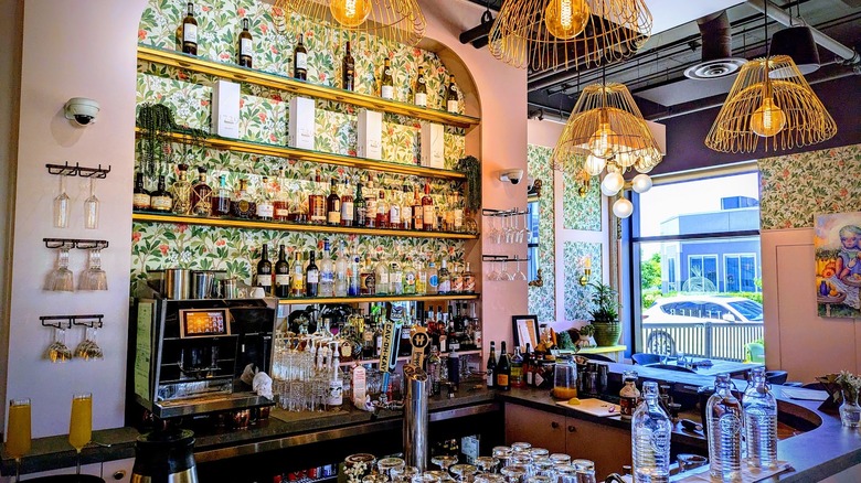 The interior of Atelier Tony in Dieppe, New Brunswick, Canada
