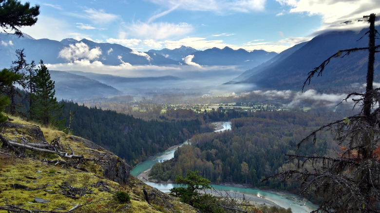Mountains surrounding Pemberton, British Columbia