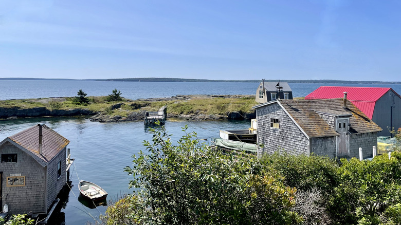 The fishing village of Blue Rocks, Nova Scotia