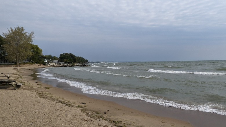 The shores of Cedar Island Beach in Kingsville, Ontario