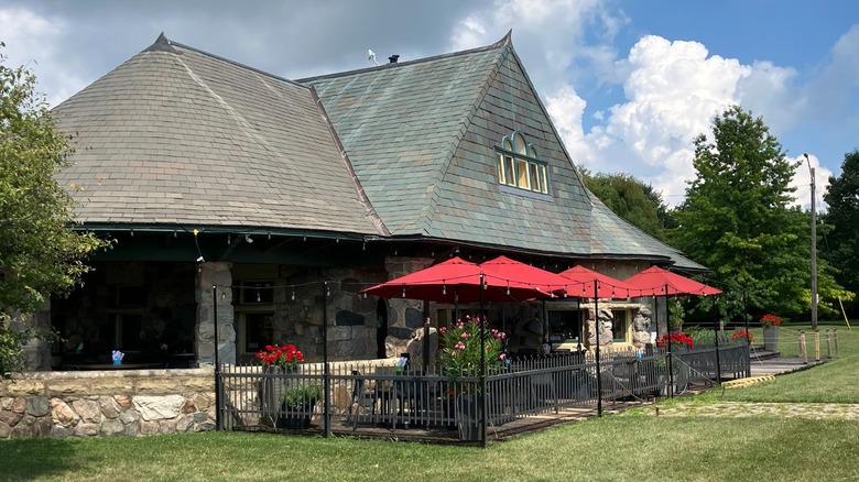 Exterior view of Mettawas Station in Kingsville, Ontario