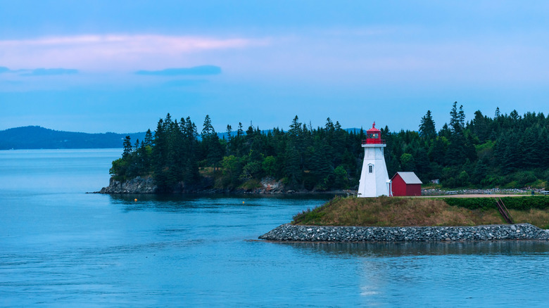 Mullholand Point Light on Campobello Island