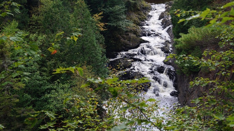 waterfall at Seven Falls Park