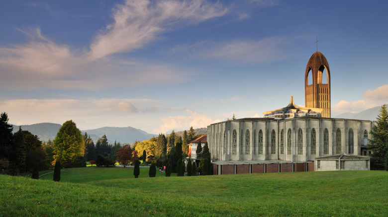 Westminster Abbey in Mission, BC, Canada is a Benedictine Monks Monestry founded in 1939