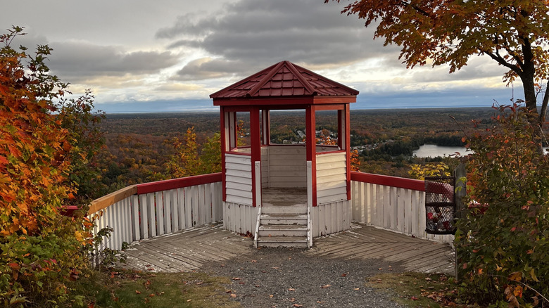 View from Fire Tower Lookout Trail in the fall