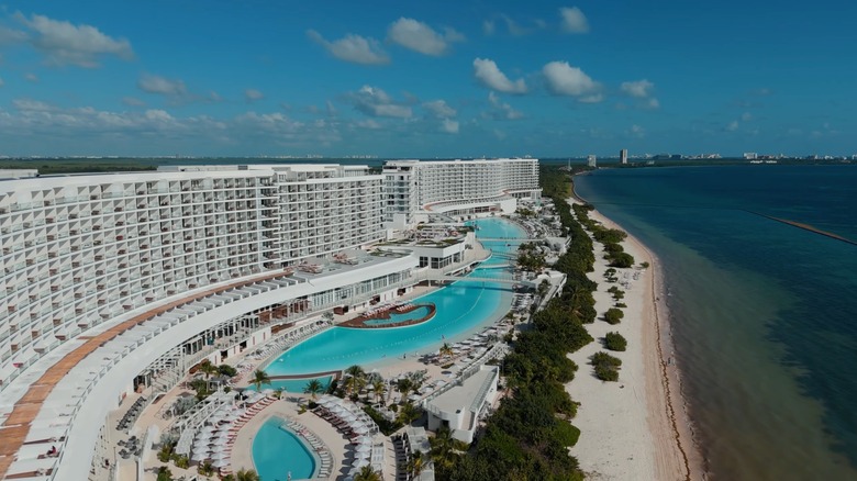 View of Ava Resort Cancun and pools