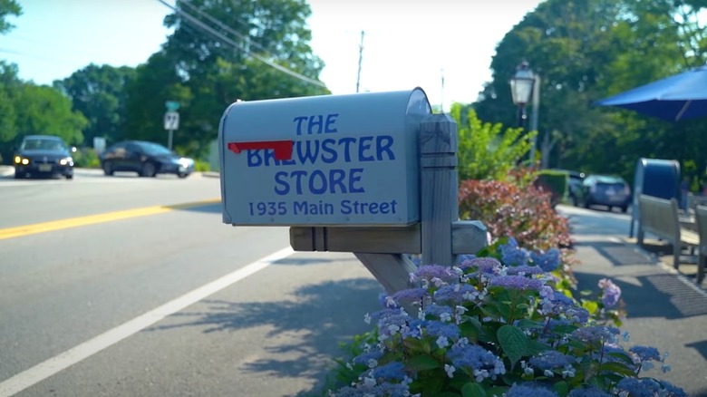 Mailbox in front of the brewster store