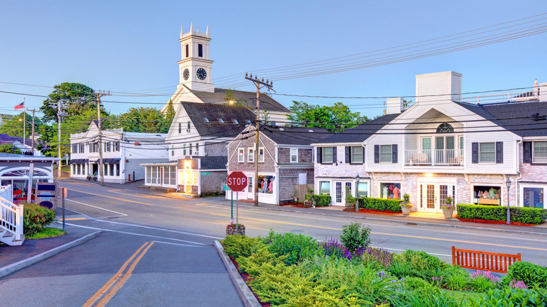 View of downtown area in Chatham Massachusetts