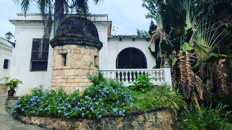 The exterior of the Museo Casa Blanca in Old San Juan, Puerto Rico