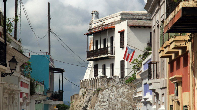 Exterior of the Casa Blanca Museum, located in Old San Juan, Puerto Rico