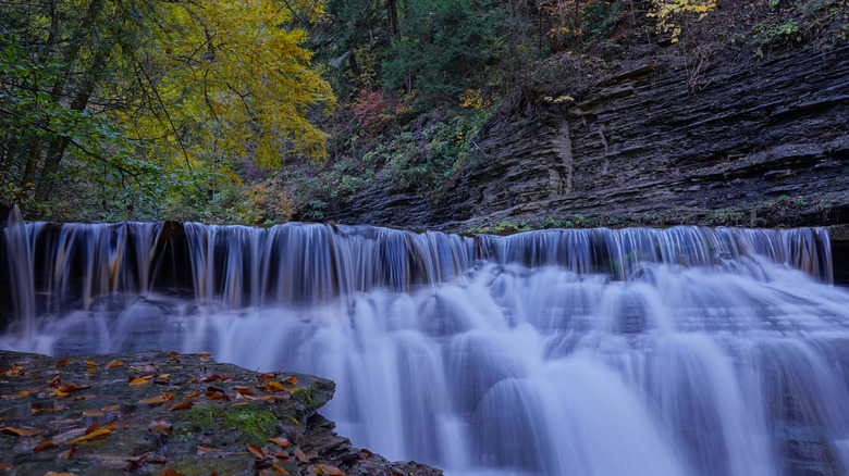 Waterfall in Stony Brook State Park
