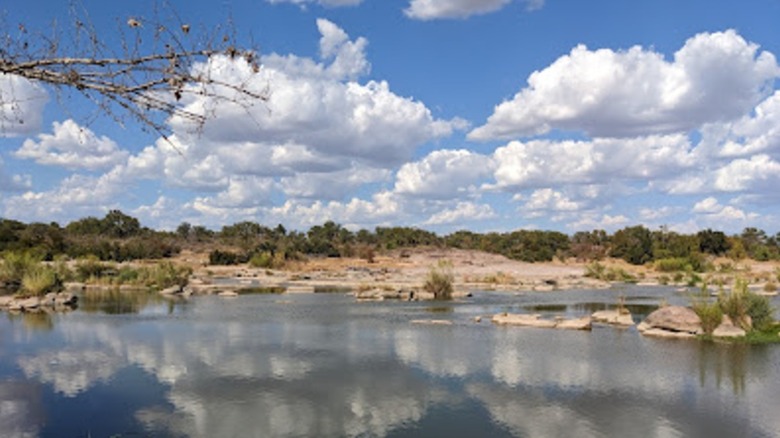 The Llano River at Leifeste Campground