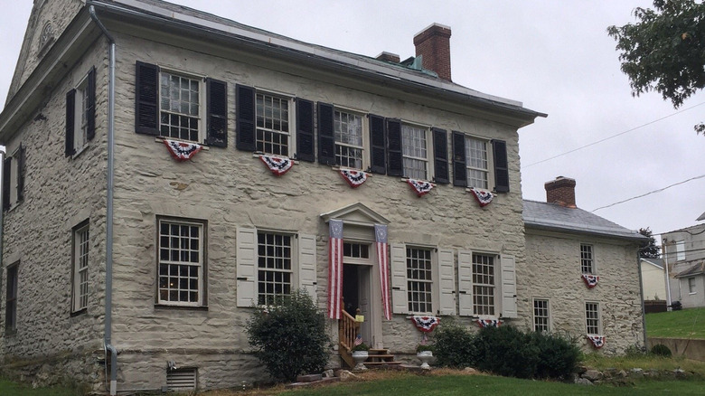 Exterior of George Taylor House