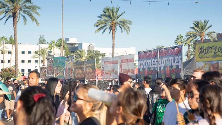 people and vendors at 626 Night Market