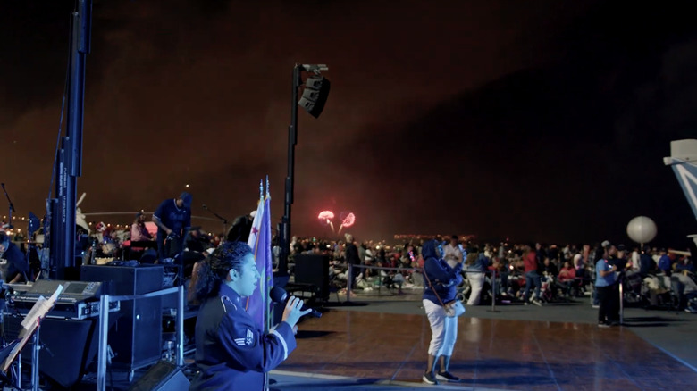 USS Midway fireworks event