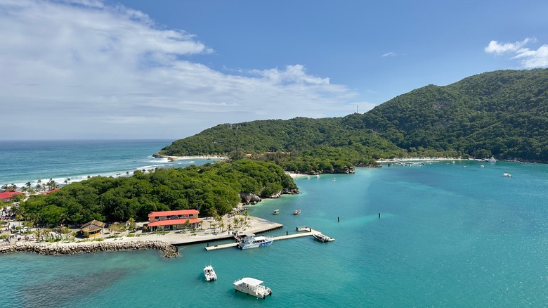 Aerial view of Labadee