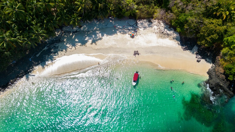 Secluded beach in Panama's Chiriquí province