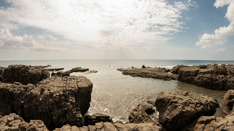 Rock pools in Coronado Beach, Panama