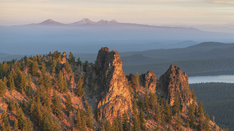 Cascade Range at Newberry Volcanic National Monument