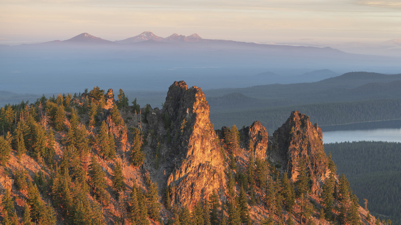 Cascade Range at Newberry Volcanic National Monument