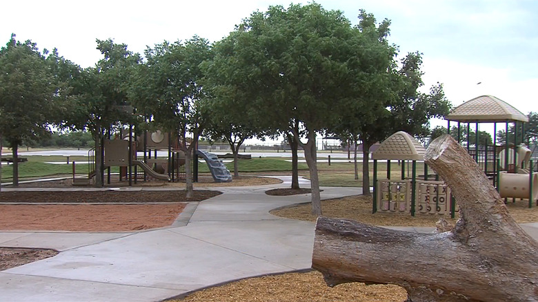 Playground at Lake Kirby Nature Park in Texas
