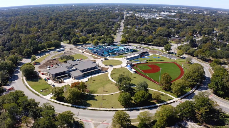 An aerial view of Park Circle, North Charleston