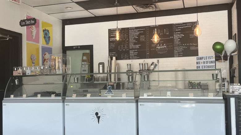 Counter at Why Not Pizza in Charlotte, North Carolina