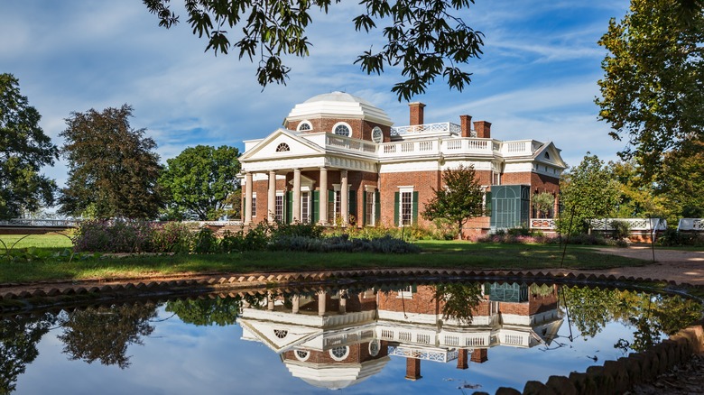 Monticello estate in Charlottesville, Virginia