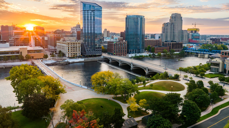 Skyline of Grand Rapids, Michigan