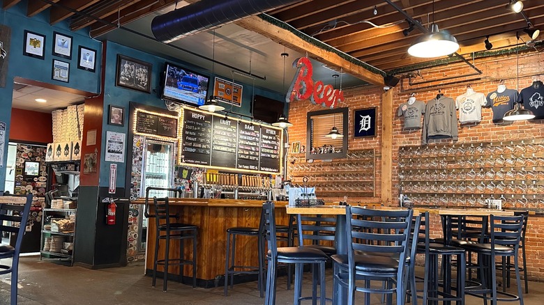 Interior of The Mitten Brewing Company in Grand Rapids, Michigan