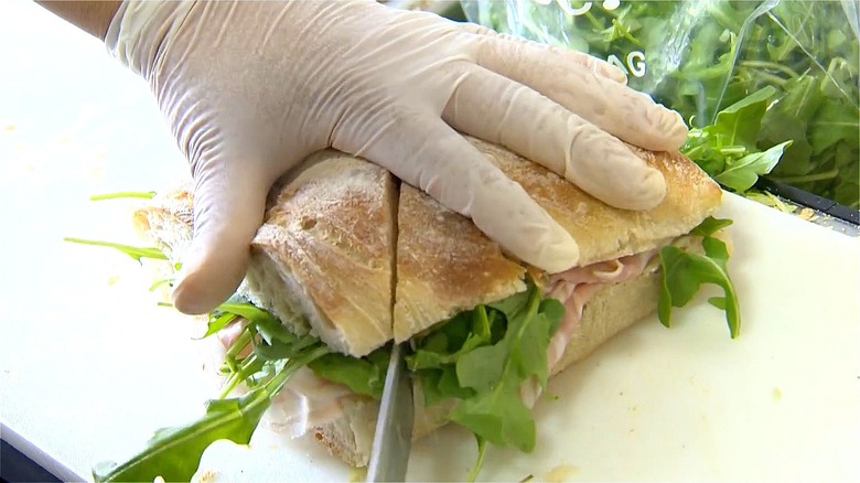 Porchetta sandwich at J.P. Graziano Grocery in Chicago