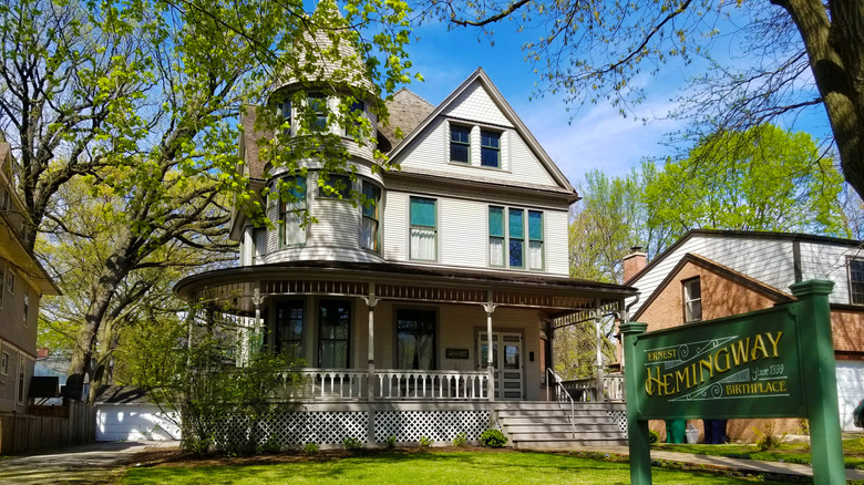 Ernest Hemingway's childhood home near Chicago.