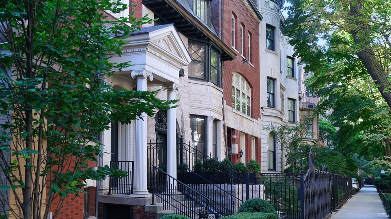 Elegant 19th-century townhouses along the streets of Gold Coast