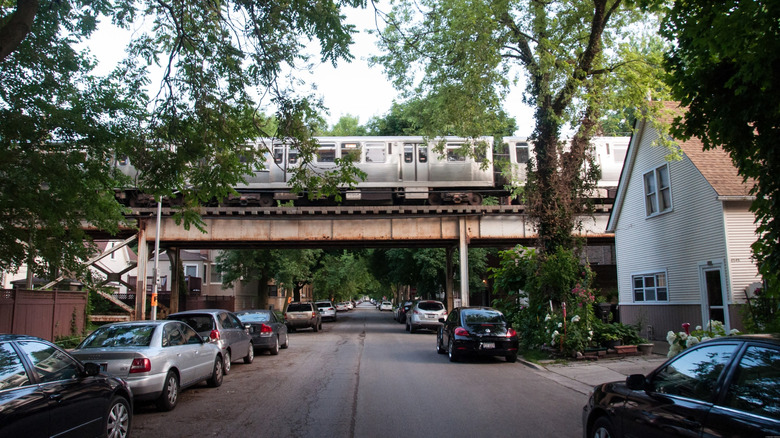 Chicago's Lincoln Square neighborhood.
