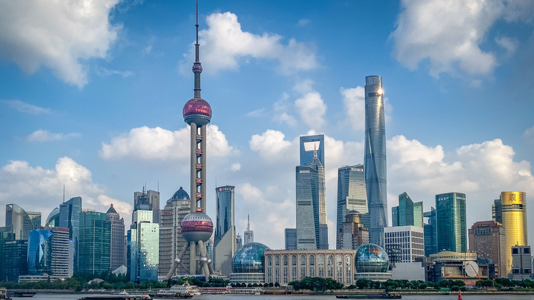 The skyline of Shanghai's Lujiazui