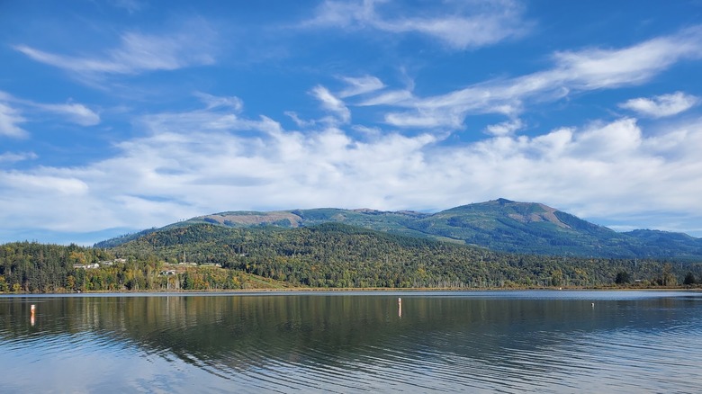 A shot of Clear Lake in northwestern Washington State