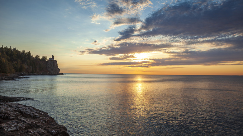 Lake Superior during sunrise