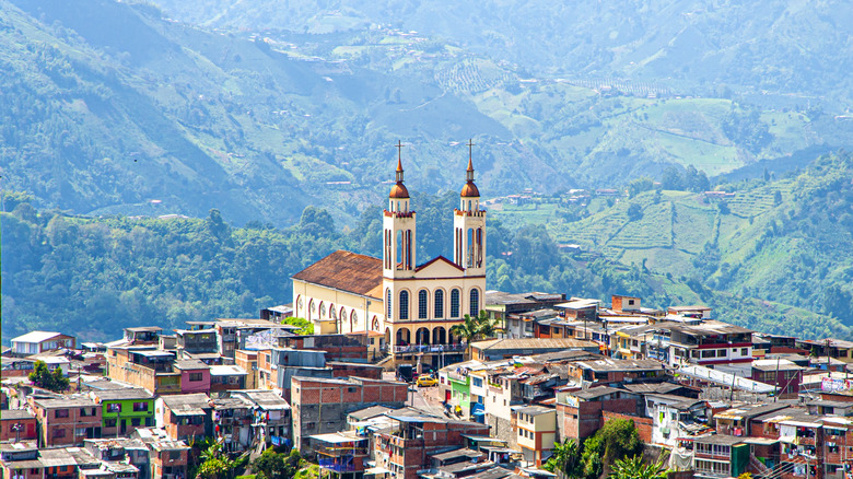 Aerial view of Manizales, Colombia