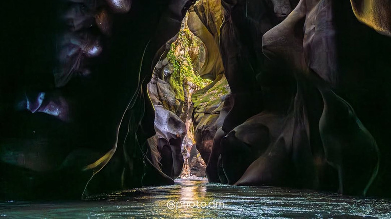 The entrance to Colombia's Guape Canyon