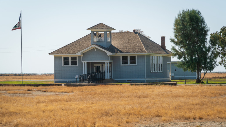 This is a picture of one of the buildings on Colonel Allensworth State Historic Park