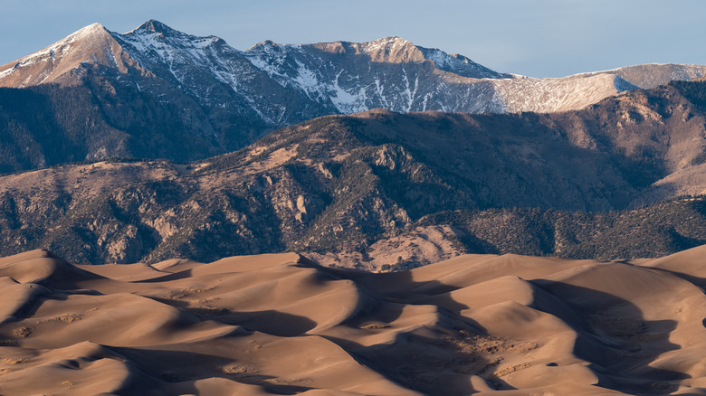Sand dunes in the San Luis Valley, Colorado