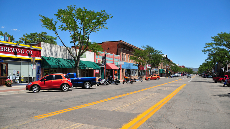 Main Street in downtown Cañon City, Colorado