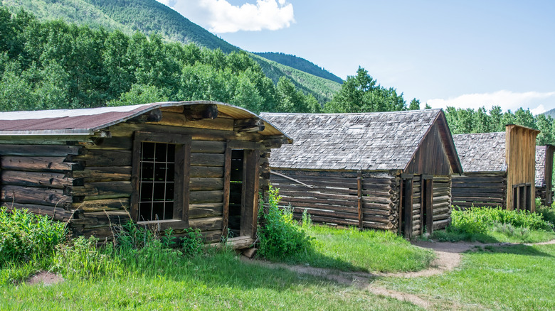 Old buildings in Ashcroft, Colorado