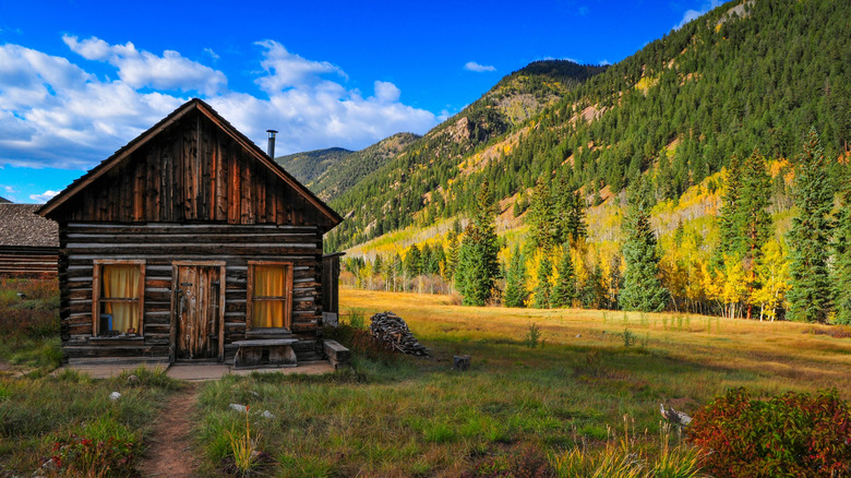 Ghost town of Ashcroft in Colorado