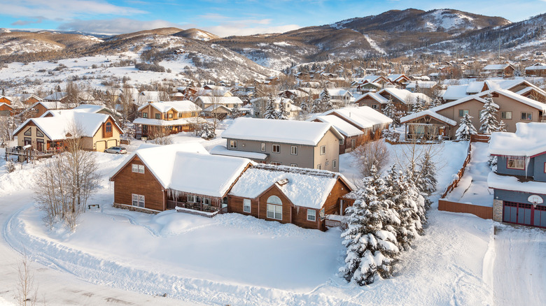 Winter in Steamboat Springs, Colorado