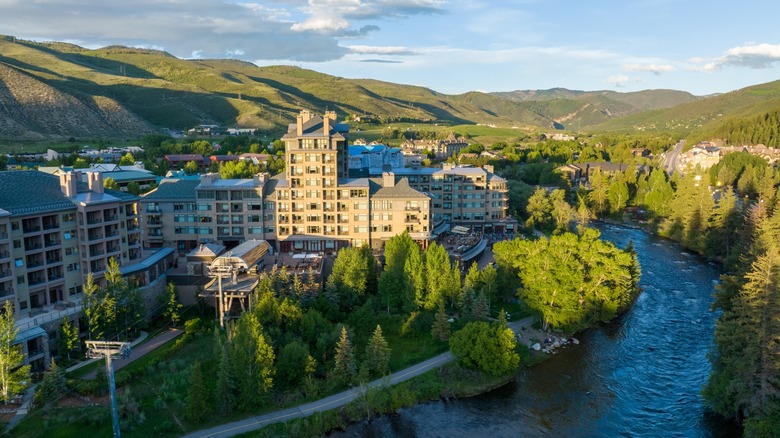 The Westin Riverfront Resort & Spa along the Eagle River in Avon, Colorado