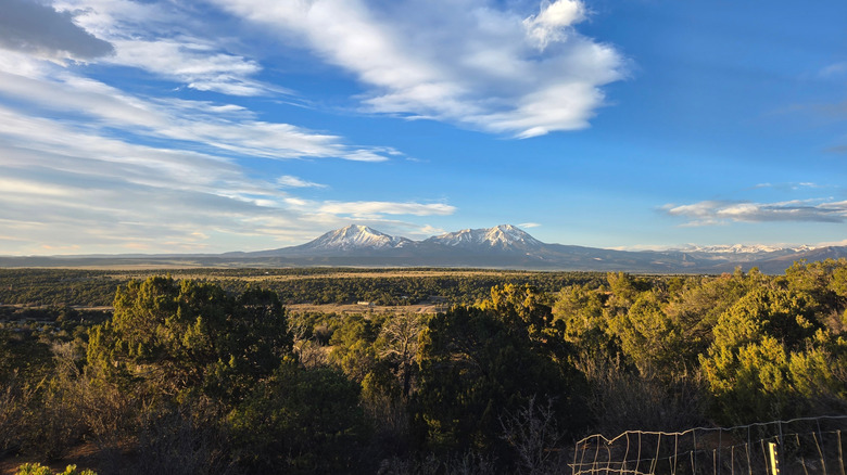 Colorado's Spanish Peaks in the distance