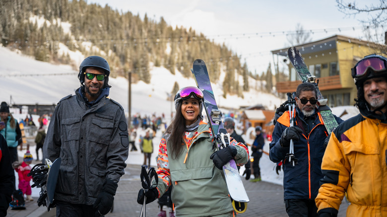 Skiiers at Winter Park, CO